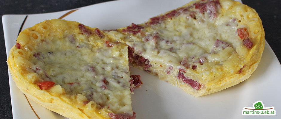 Überbackener Nudelauflauf (im Omlettwunder) ÃÂÃÂberbackener Nudelauflauf (im Omlettwunder)