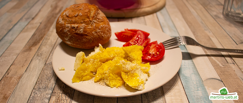 Omlett aus der Mikrowelle Omlett aus der Mikrowelle