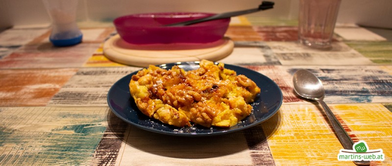 Ruck-zuck Schoko-Nuss-Omlett aus der Mikro - martins-web.at