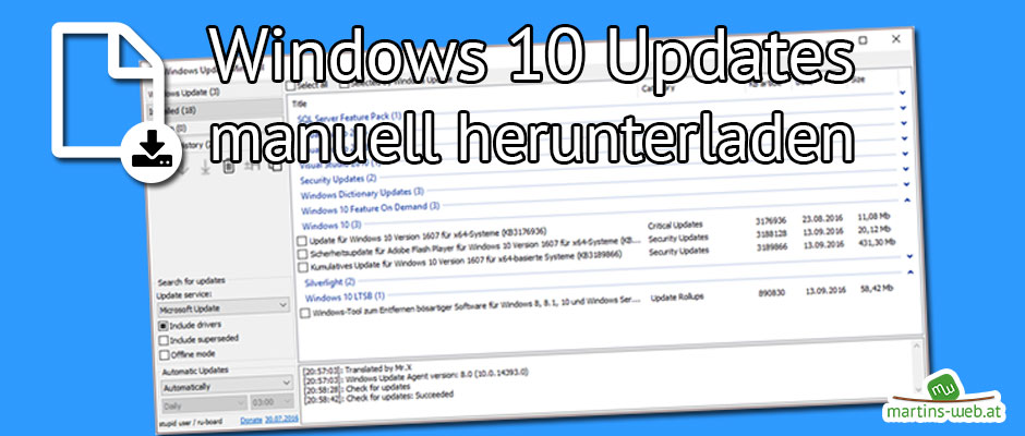 Windows 10 Update Windows 10 Updates
