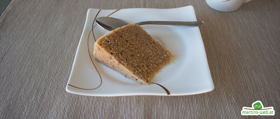Haselnuss-Himbeer-Kuchen
