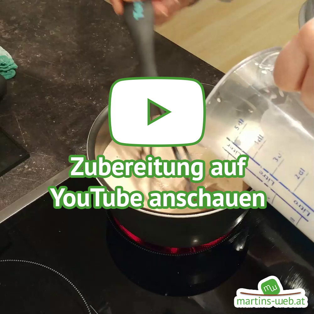 Zubereitung auf YouTube anschauen