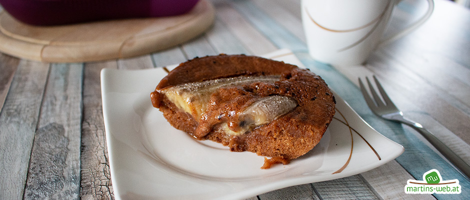 Warmer Schoko-Bananen-Kuchen