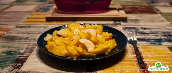 Süßes Apfel-Omelette aus dem Omlettwunder - martins-web.at