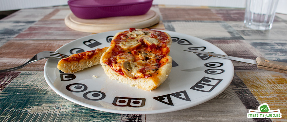 Schnelle Omlettwunder Salami-Pizza