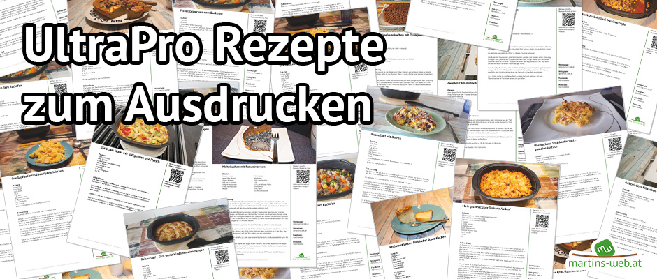 UltraPro Rezepte zum Ausdrucken