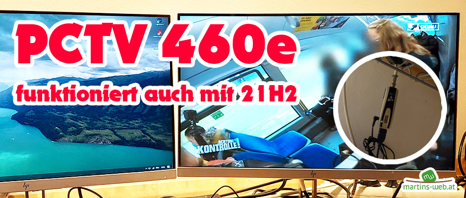 PCTV 460e Windows 10 21H2