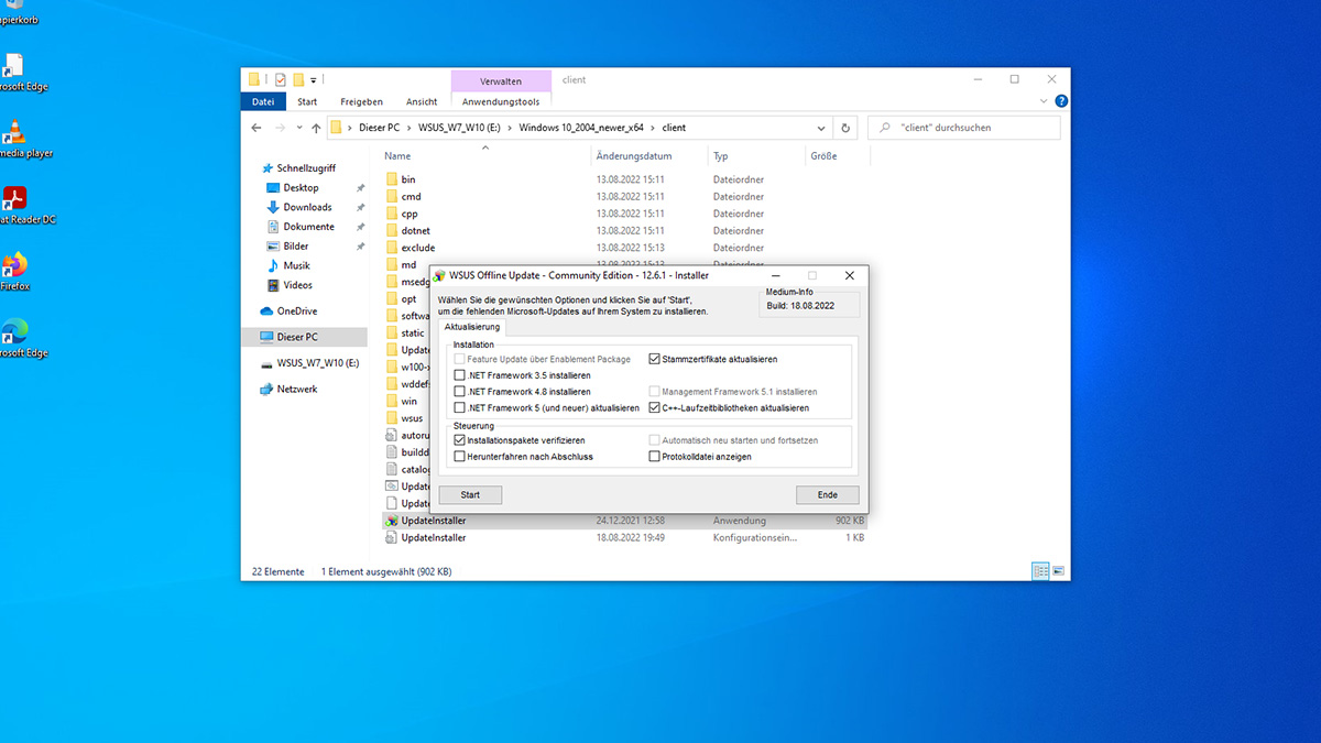 WSUS-Offline-Updates installieren