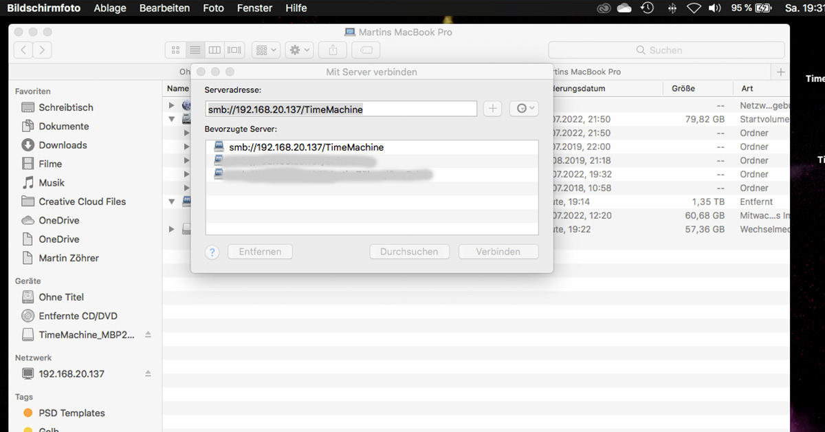 Share am Mac einbinden