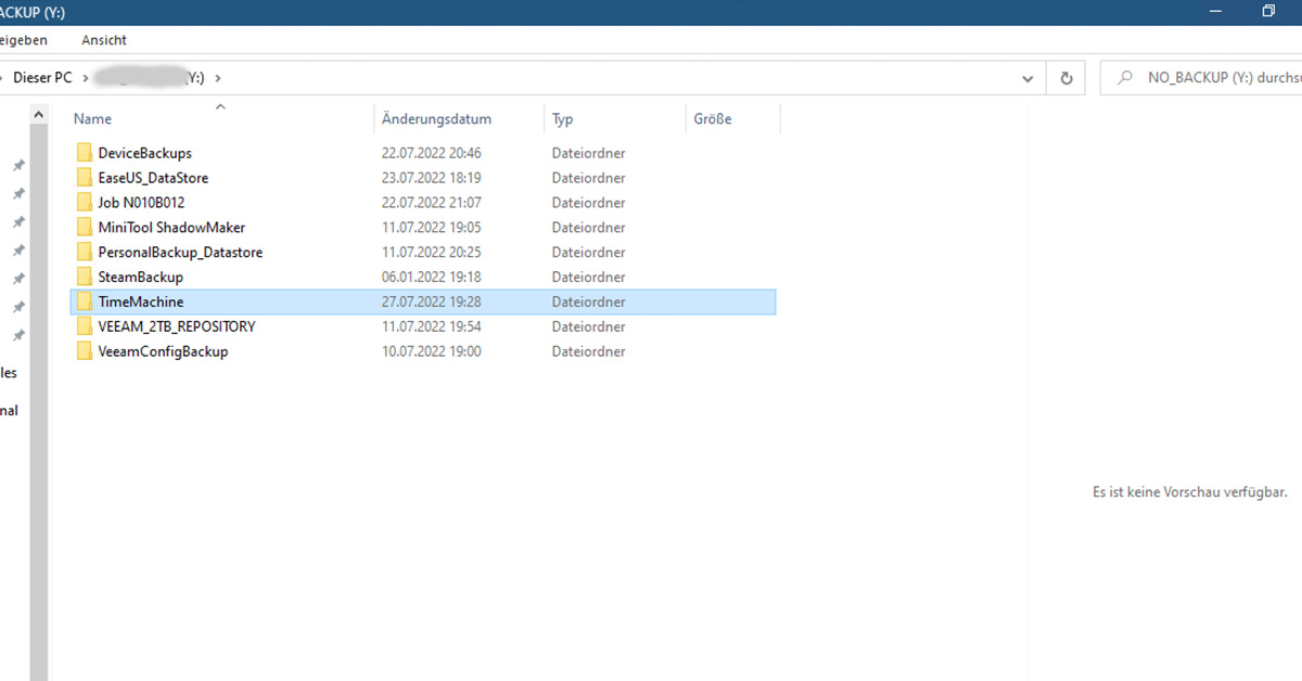 Windows Freigabe