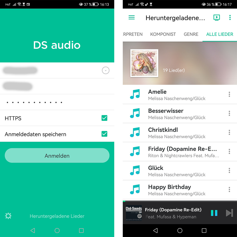 AudioStation App Screenshots