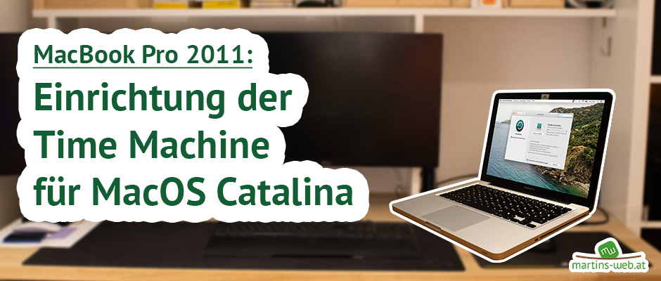 Einrichtung der Time Machine unter MacOS Catalina