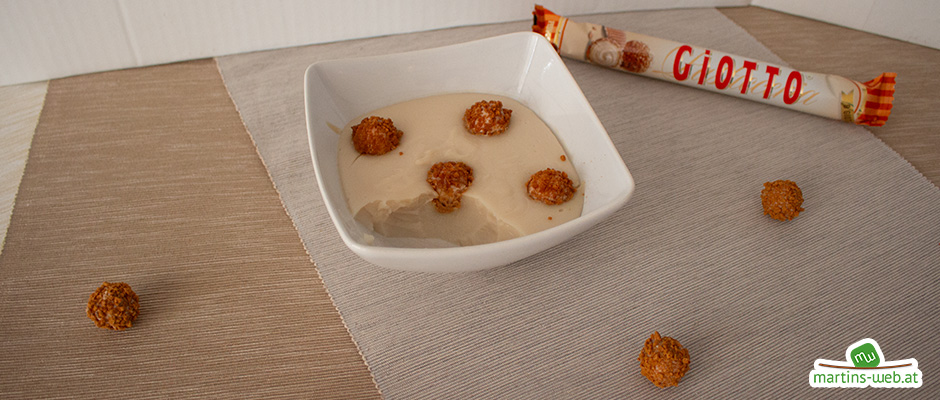 Mandel-Pudding mit Giotto Mandel-Pudding mit Giotto