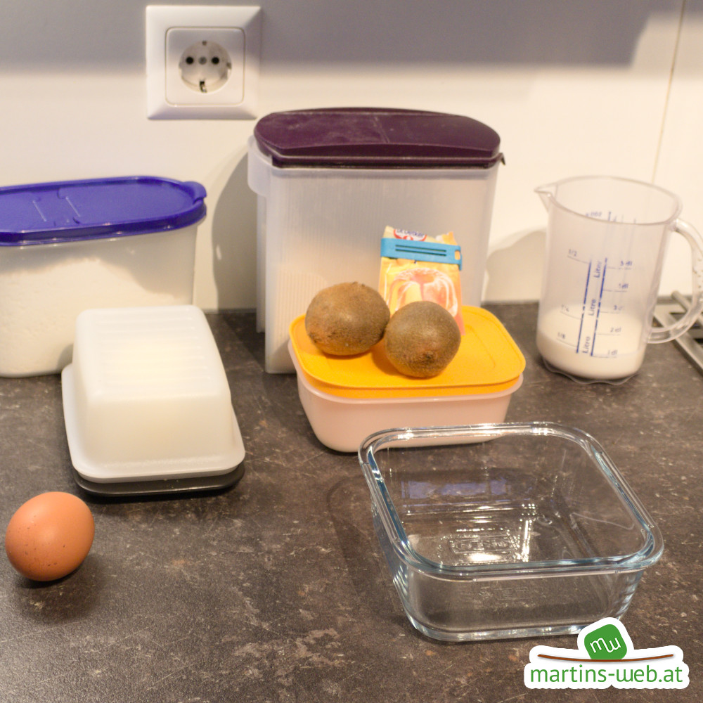 Zutaten für den Kiki-Schmarren